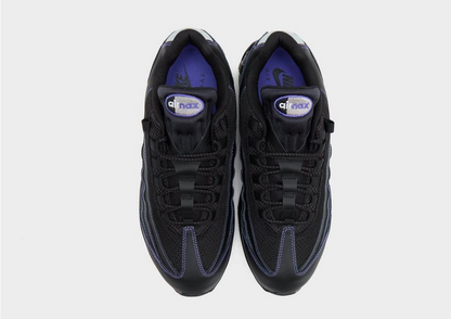 Men's Nike Air Max 95 Black Purple Shoes