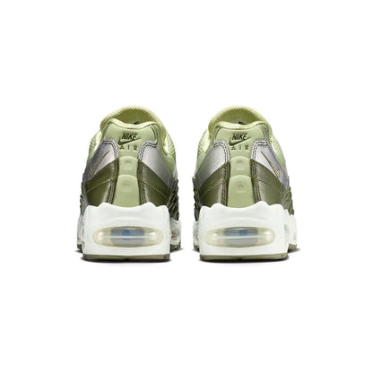 Men's Nike Air Max 95 Olive Aura Metallic Silver Shoes