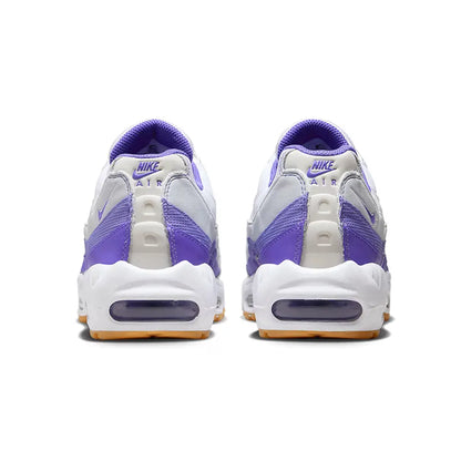 Men's  Nike Air Max 95 White Purple Gum Shoes
