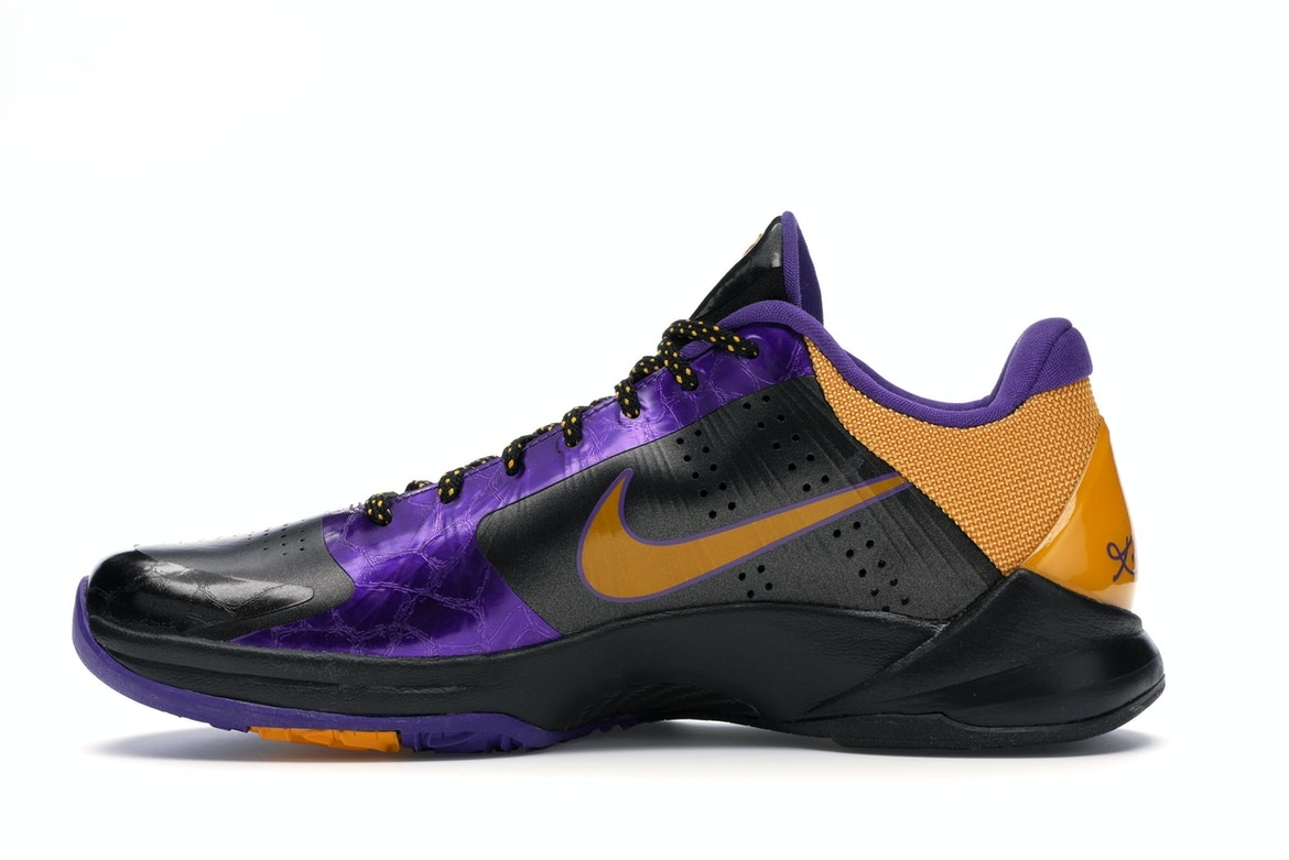 Men's Kobe 5 Laker Away Shoes