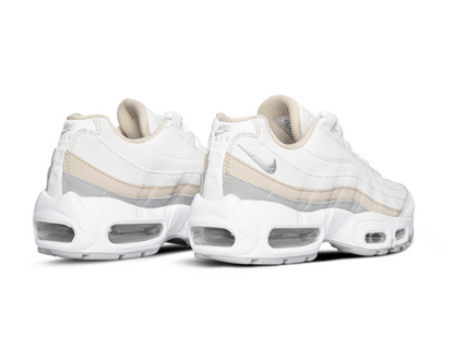 Men's  Nike Air Max 95 White Beige Grey Shoes