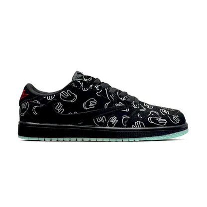 Men's Travis Scott x Air Jordan 1 Retro Low  ‘Black' Shoes