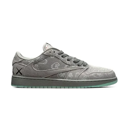 Men's Travis Scott x Air Jordan 1 Retro Low ‘ Cool Grey' Shoes