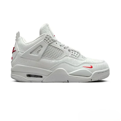 Men's  Nigel Sylvester x AJ 4 White Grey Mamba Shoes