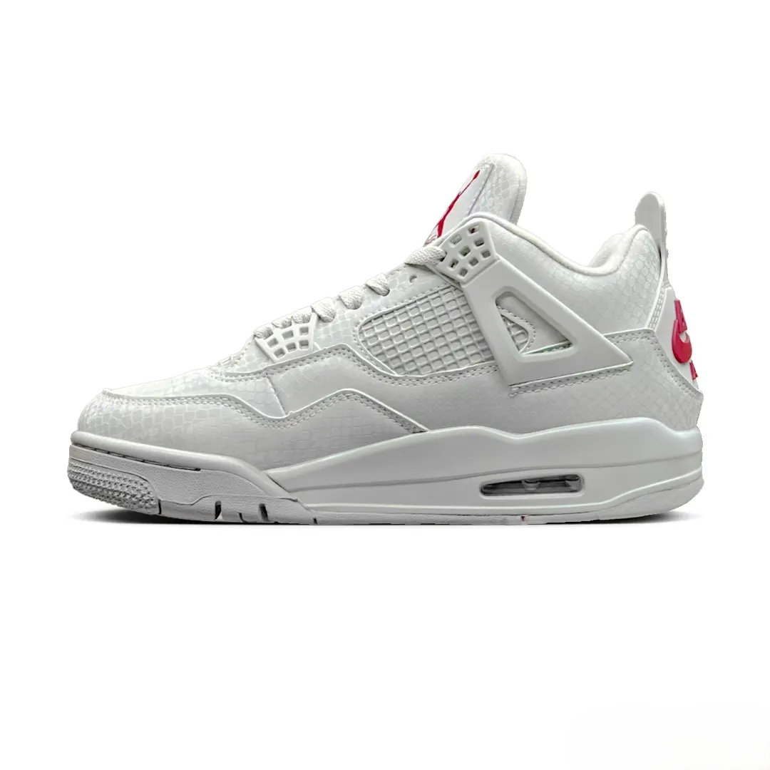 Men's  Nigel Sylvester x AJ 4 White Grey Mamba Shoes