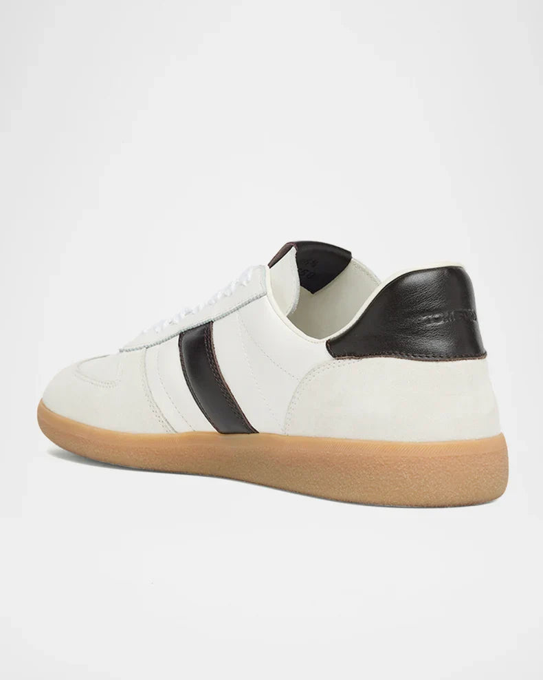 Men's Tom Ford Suede Sneakers With Panels Optical White