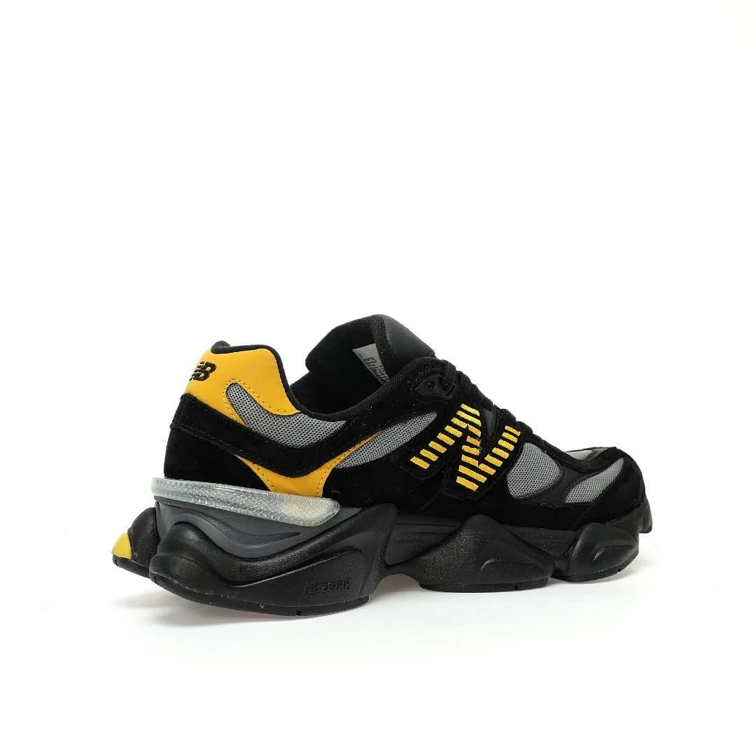 Men's New Balance 9060 'Black Grey Yellow' Shoes