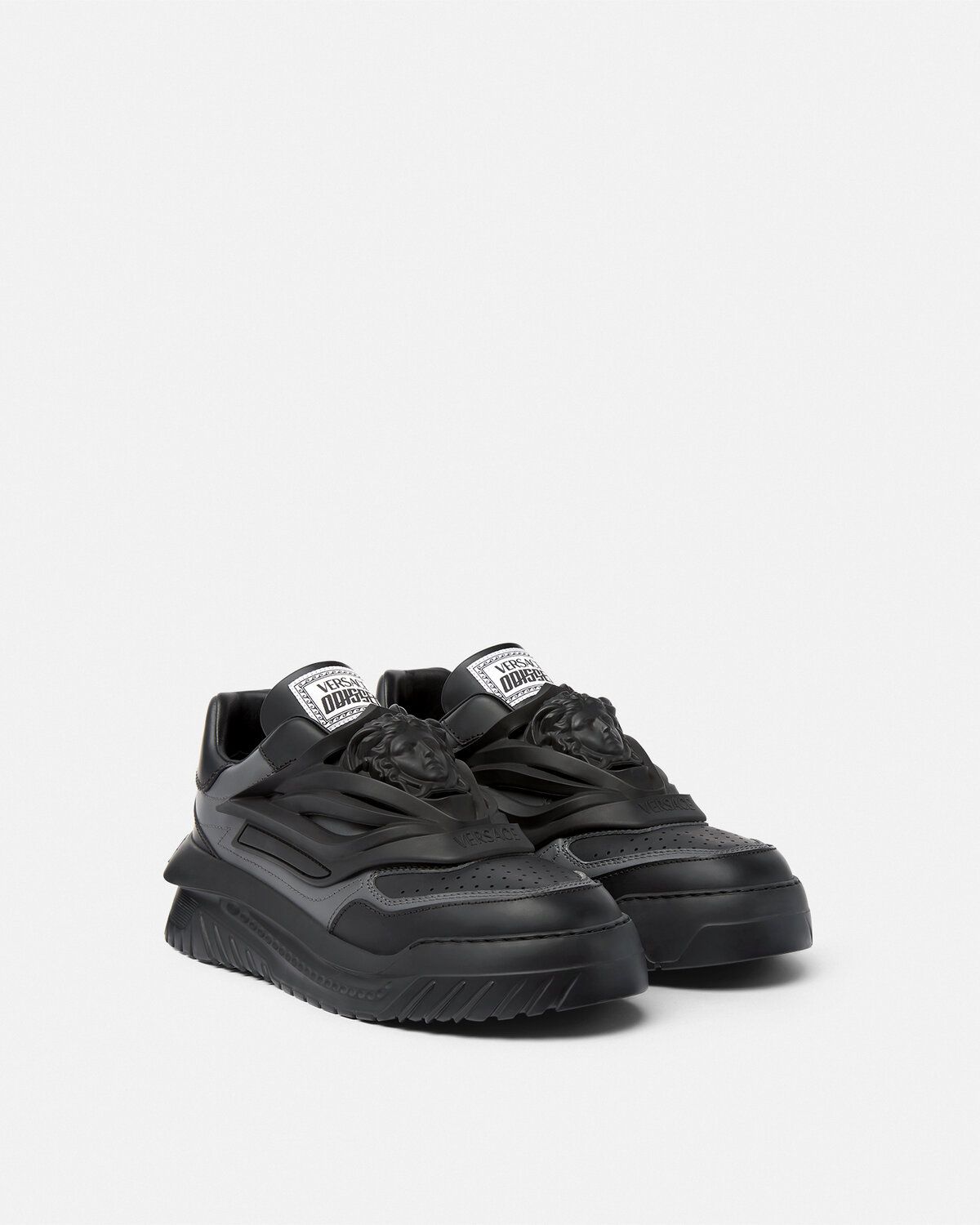 Men's Versace Odissea Trainers Black Sneakers