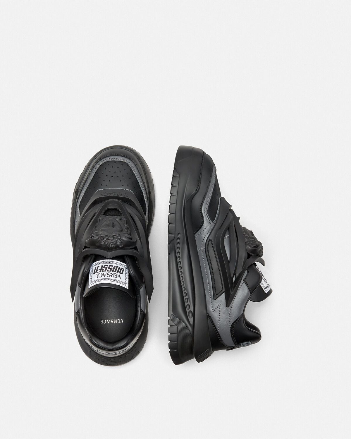 Men's Versace Odissea Trainers Black Sneakers