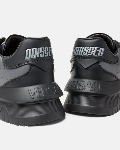 Men's Versace Odissea Trainers Black Sneakers
