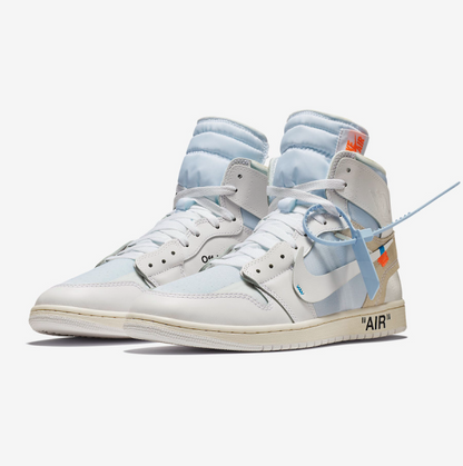 Men's Air Jordan 1 High 'High Off-White White’ Shoes