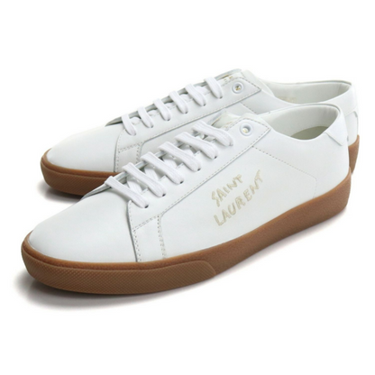 Men's Saint Laurent Court Classic SL06 Optic White Gum Sneakers