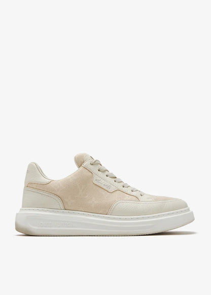 Men's Louis Vuitton Beverly Hills Trainer Cream Sneakers