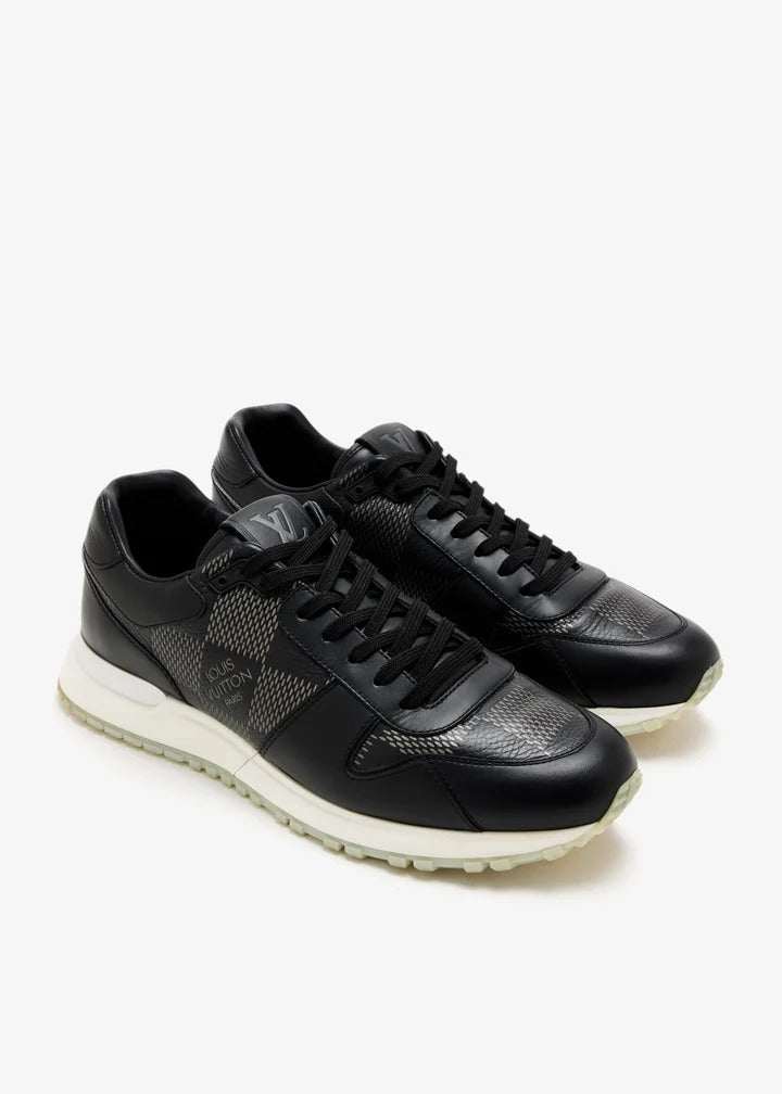 Men's Louis Vuitton Run Away Black Sneakers