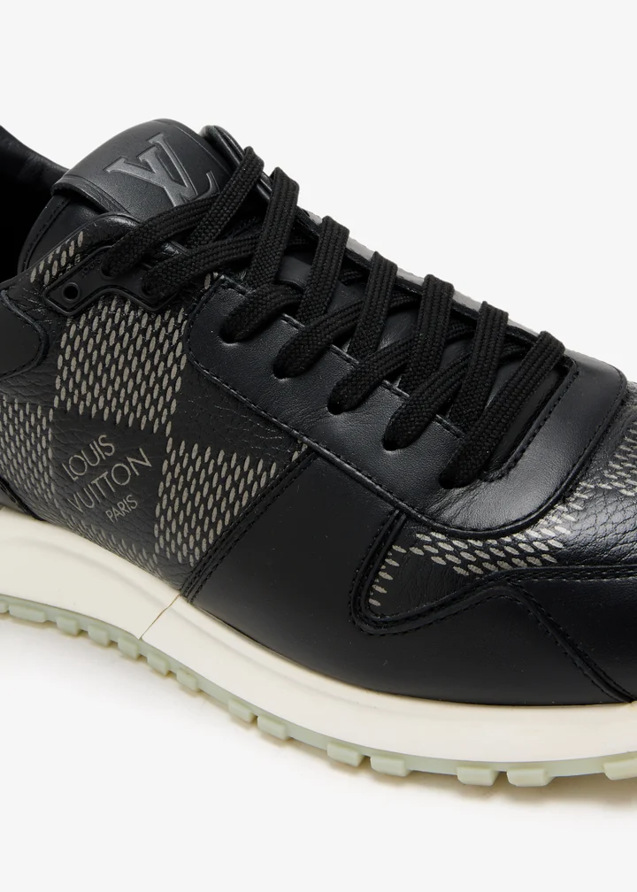 Men's Louis Vuitton Run Away Black Sneakers
