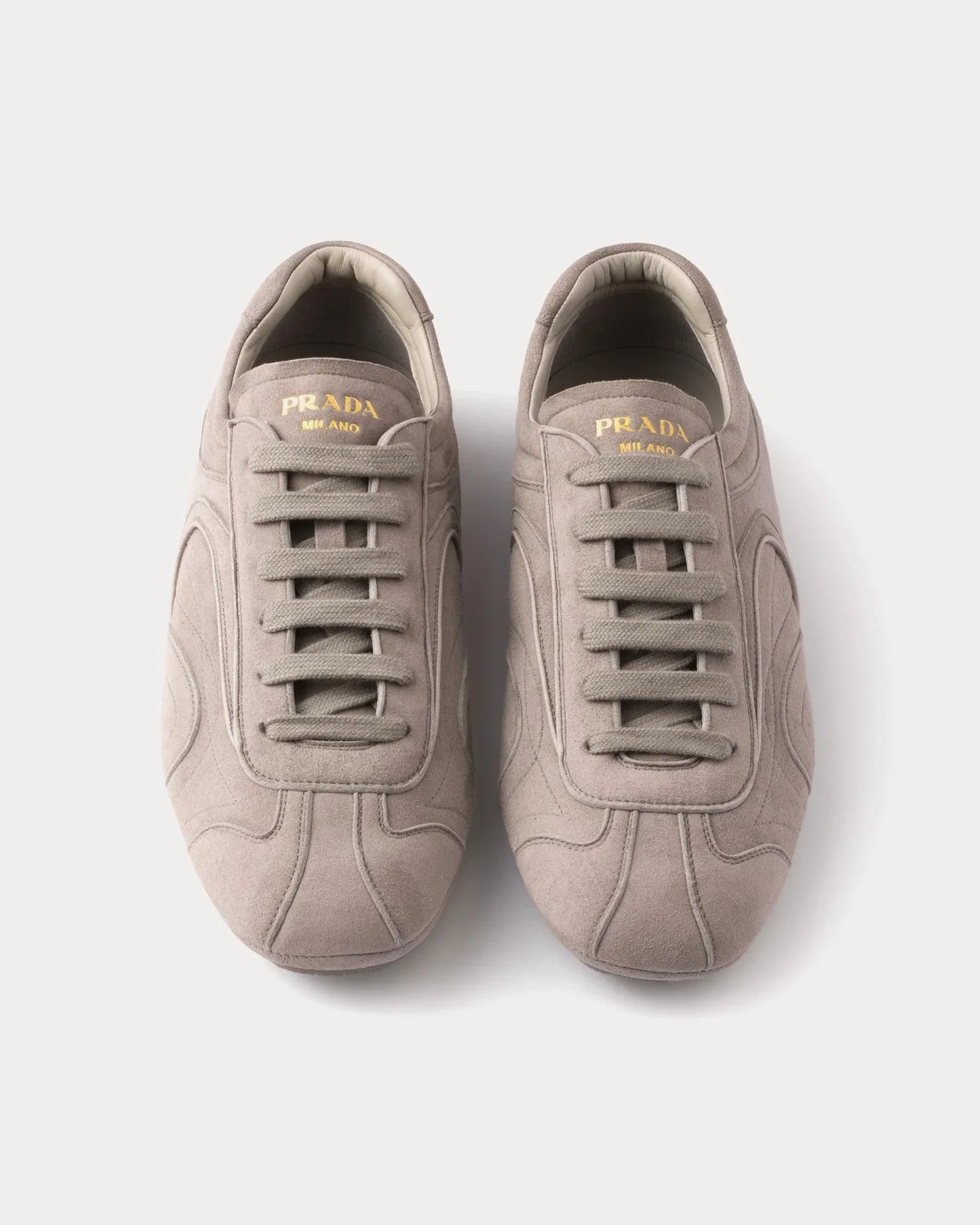 Men's Prada Montecarlo Re-Edition 2005 Leather Cloudy Grey Sneakers