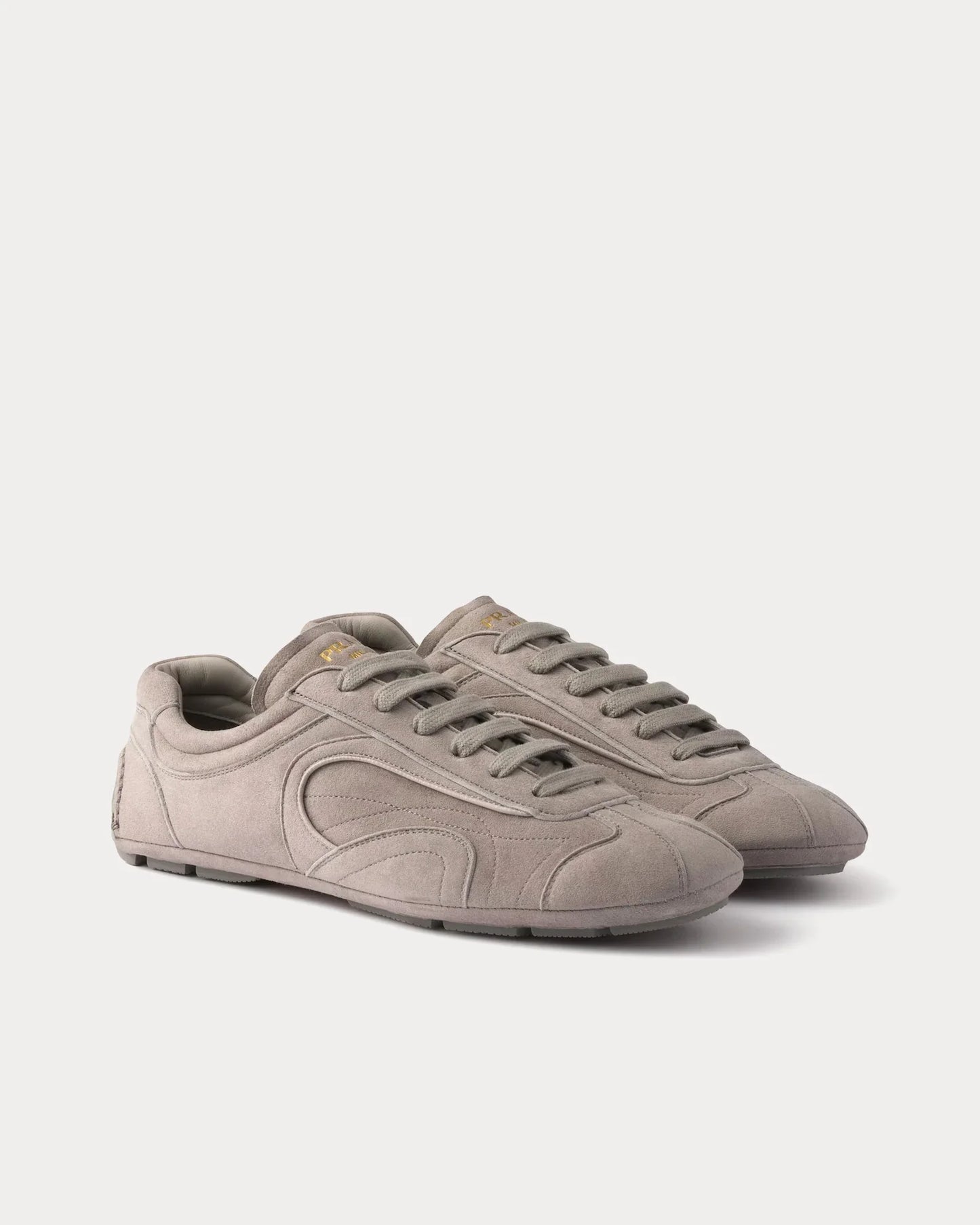 Men's Prada Montecarlo Re-Edition 2005 Leather Cloudy Grey Sneakers