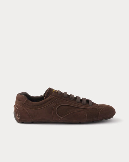 Men's Prada Montecarlo Re-Edition 2005 Leather Dark Brown Sneakers