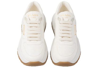 Men's Prada Montecarlo Re-Edition 2005 Leather Ivory Gum Sneakers