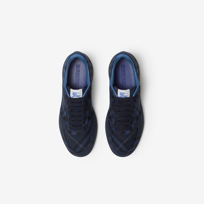 Men’s Burberry Check Terrace Midnight Sneakers