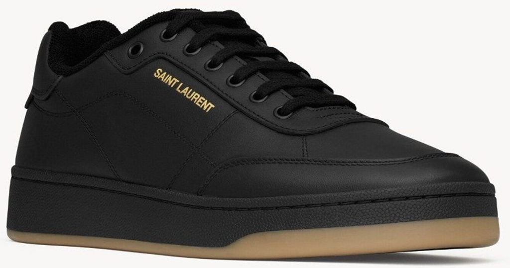 Men's Saint Laurent Low Top Black Sneakers