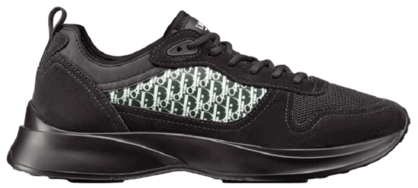 Men's Dior B25 Runner Black Suede Dior Sneakers