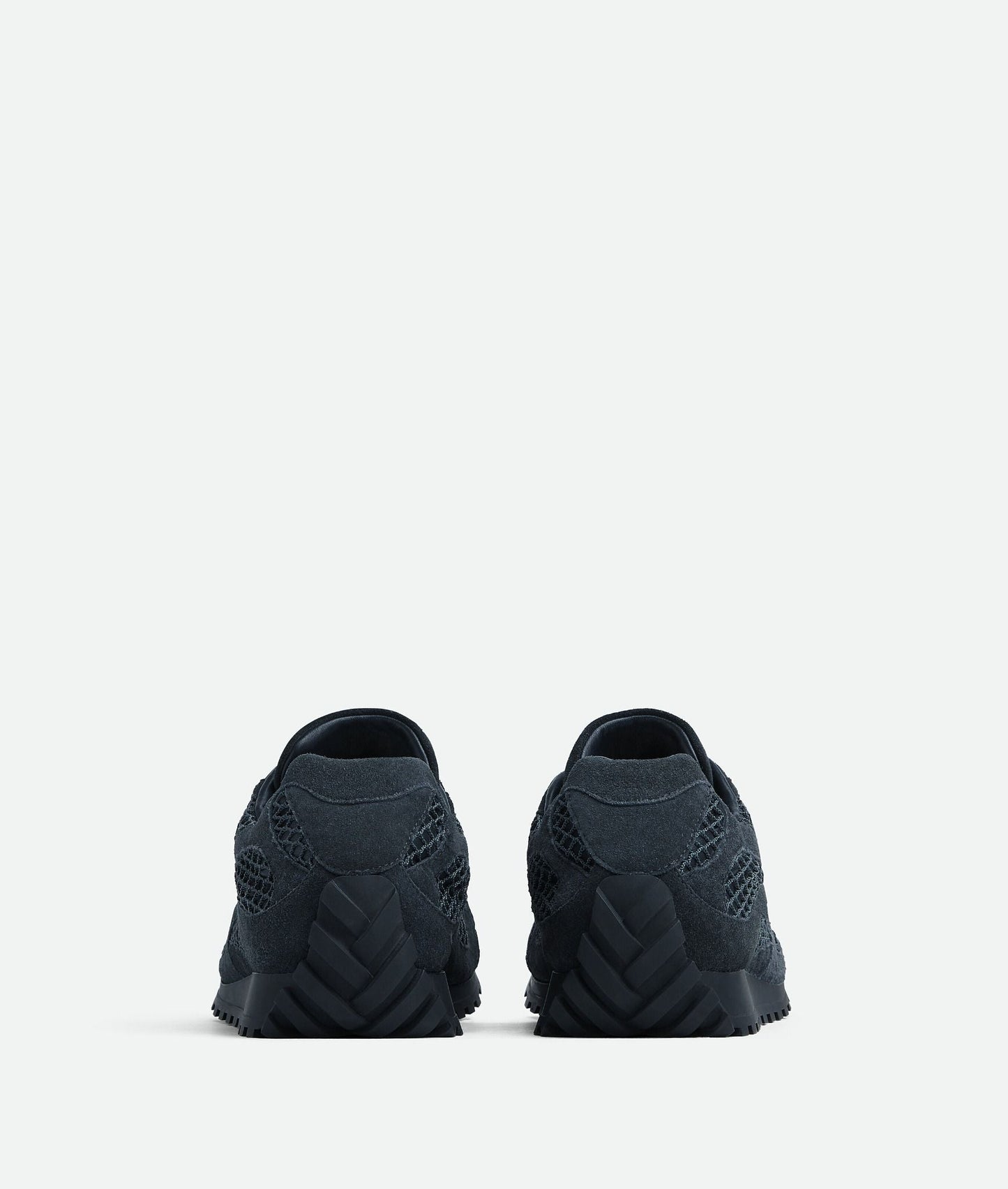 Men’s Bottega Veneta Orbit Flash Suede-Trimmed Shadow Sneakers