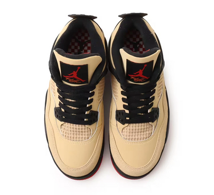Men's Nike Air Jordan 4 Sesame Black Shoes