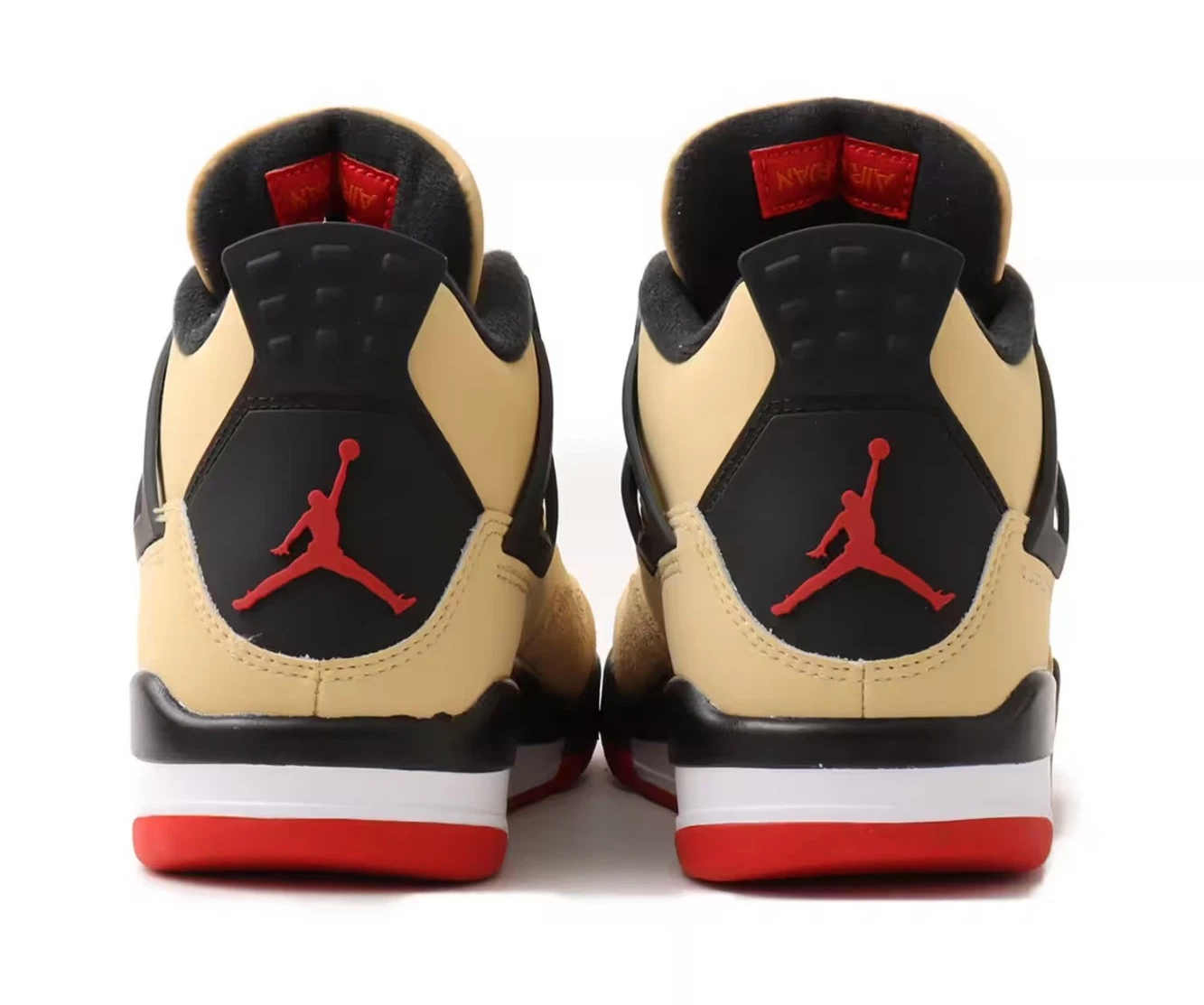 Men's Nike Air Jordan 4 Sesame Black Shoes