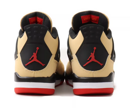 Men's Nike Air Jordan 4 Sesame Black Shoes
