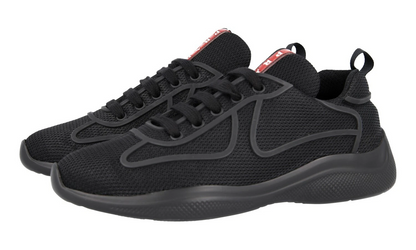 Men's Prada America's Cup Black Sneakers