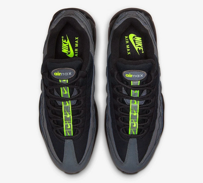 Men's Nike Air Max 95 Grey Black Neon Shoes