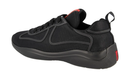 Men's Prada America's Cup Black Sneakers