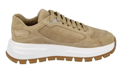 Men's Prada Montecarlo Re-Edition 2005 Leather Beige Sneakers