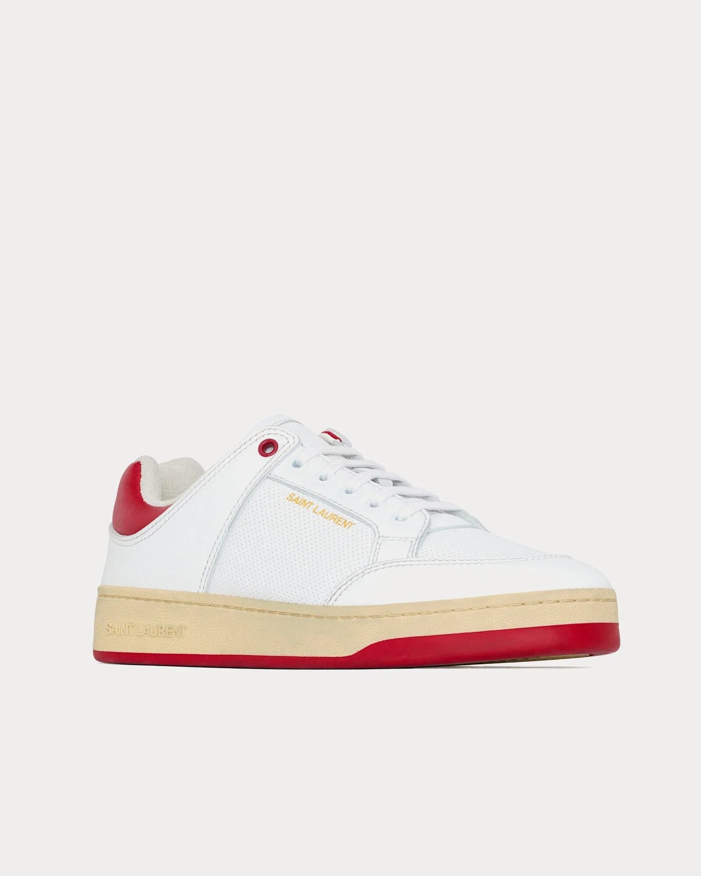 Men's Saint Laurent Low Top White Sneakers