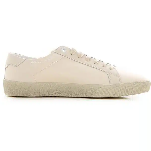 Men's Saint Laurent Court Classic SL06 Cream Sneakers