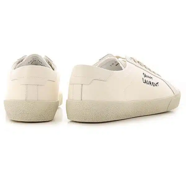 Men's Saint Laurent Court Classic SL06 Cream Sneakers