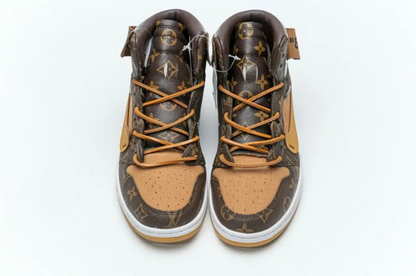 Men's Tenis Nike Air Jordan 1 High X Off White Louis Vuitton Shoes