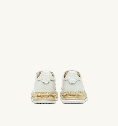 Autry x Maison Mihara Yasuhiro Medalist Low Leather Full White Sneakers