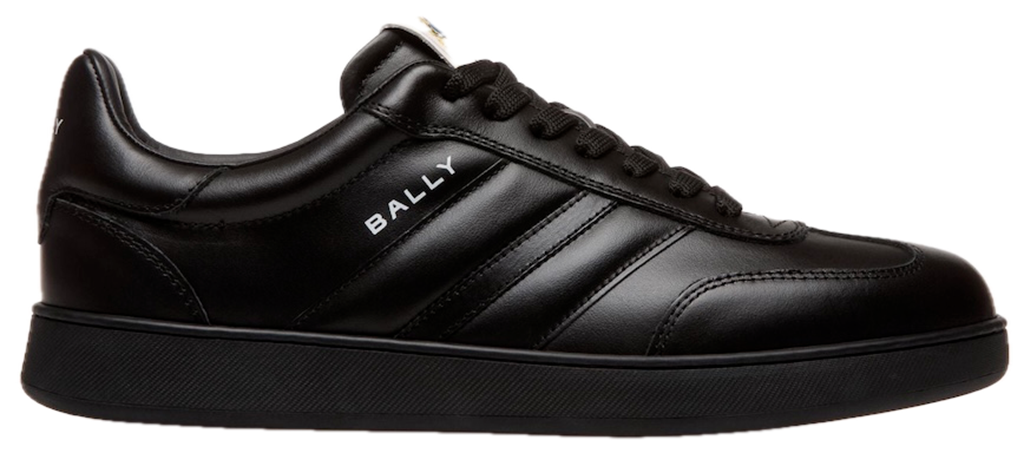 Men's Bally Retro Crest Black Sneaker
