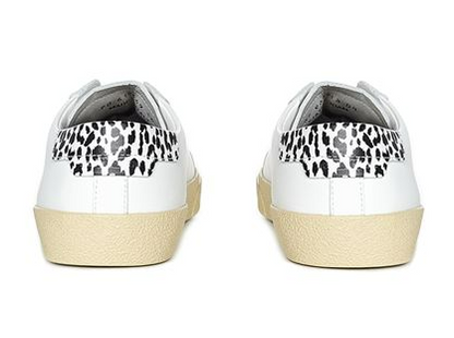 Men's Saint Laurent Court Classic SL06 White Leopard Sneakers