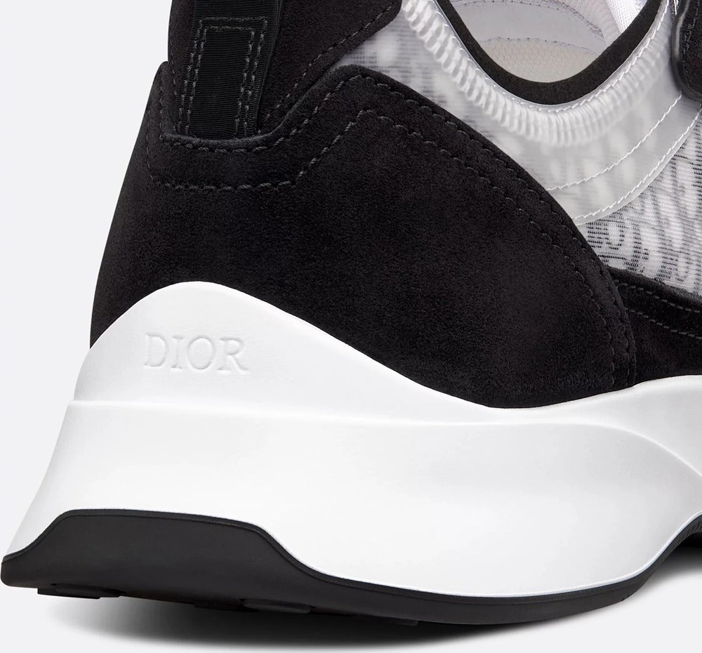 Men's Dior B25 Runner Black Suede Sneakers