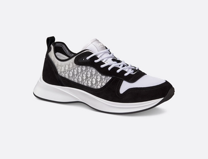 Men's Dior B25 Runner Black Suede Sneakers