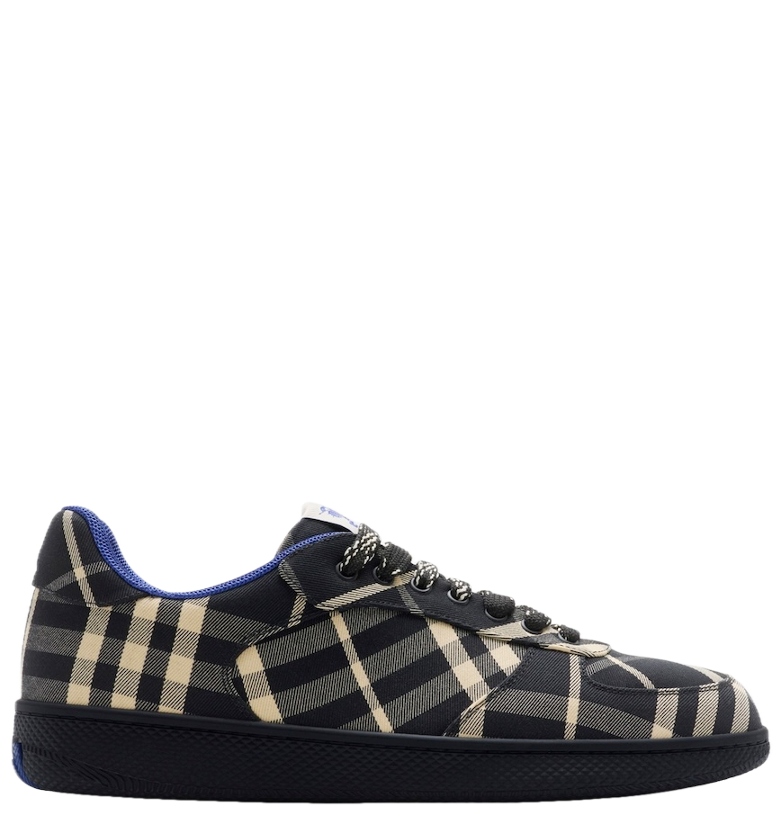 Men’s Burberry Check Terrace Black Sneakers