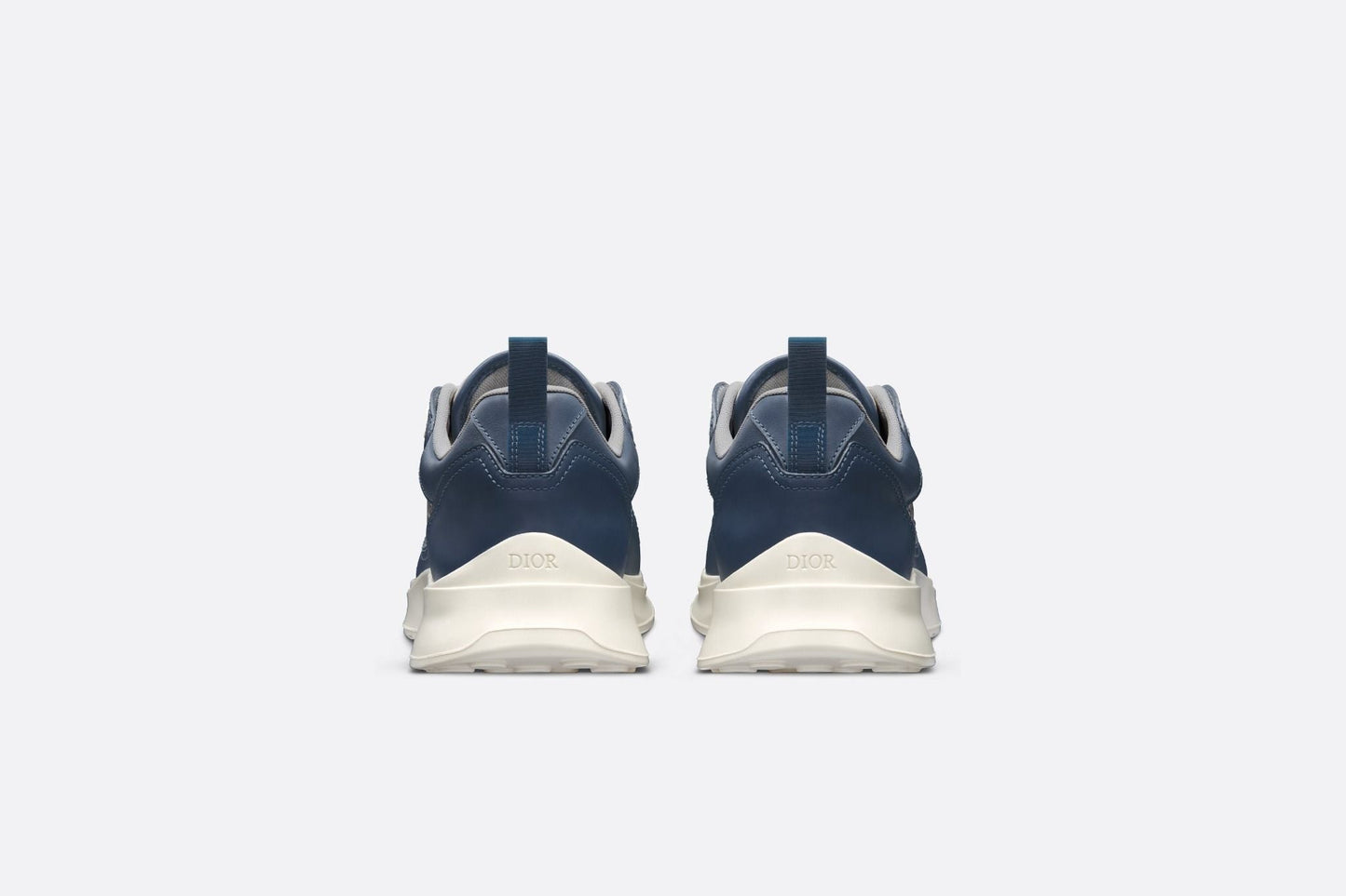 Men's Dior B25 Runner Navy Blue Cream Sneakers