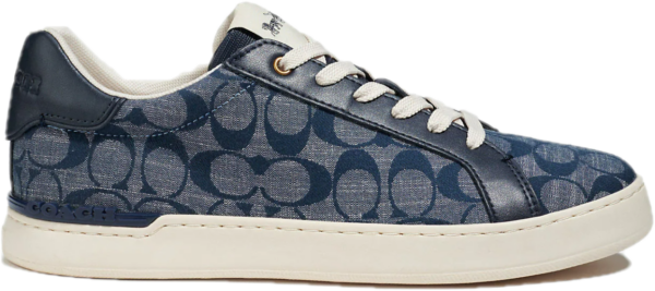 Men's Coach Clip Low-Top Skateboard Midnight Navy Sneakers