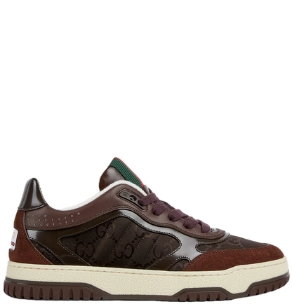 Men's Gucci Re-Web Brown Sneakers