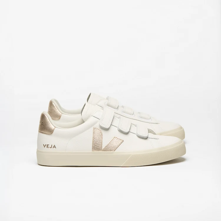 Men's Veja Recife Chromefree White Platine Sneakers