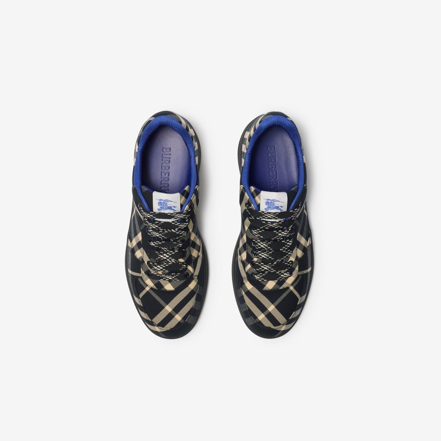 Men’s Burberry Check Terrace Black Sneakers