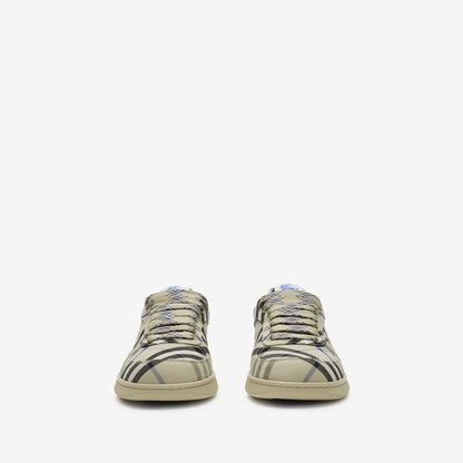 Men’s Burberry Check Terrace Lichen Sneakers